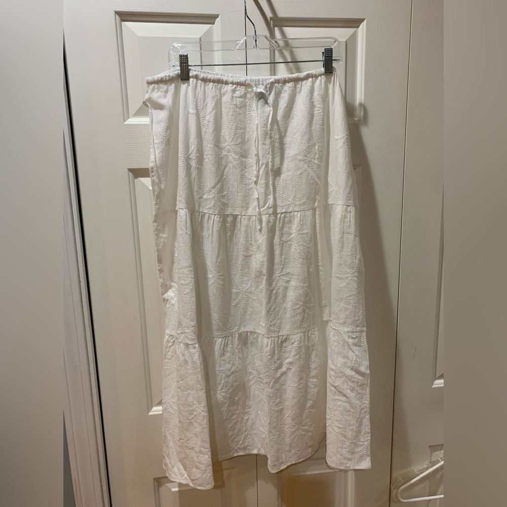 NWT Shade & Shore maxi skirt cover-up with palm tree print XL